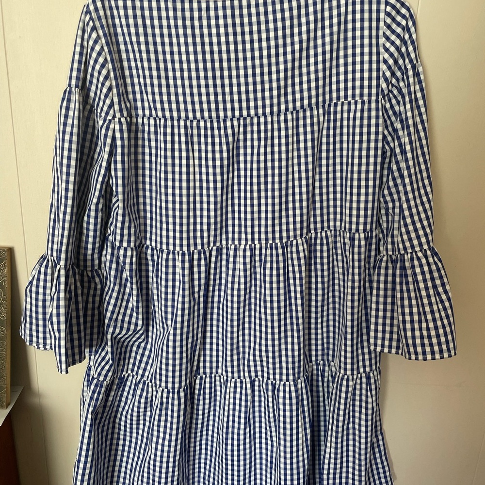 Ripe Blue Gingham Mini Dress - Picture 4 of 7
